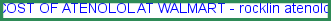 Cost of atenolol at walmart
