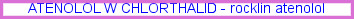 Atenolol drug information