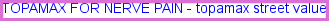 Topamax for nerve pain